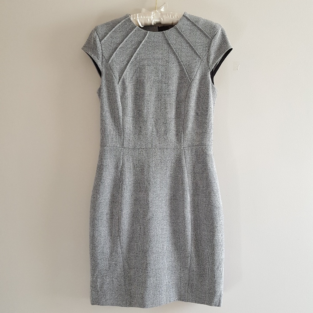 H&M Gray Cap Sleeve Dress